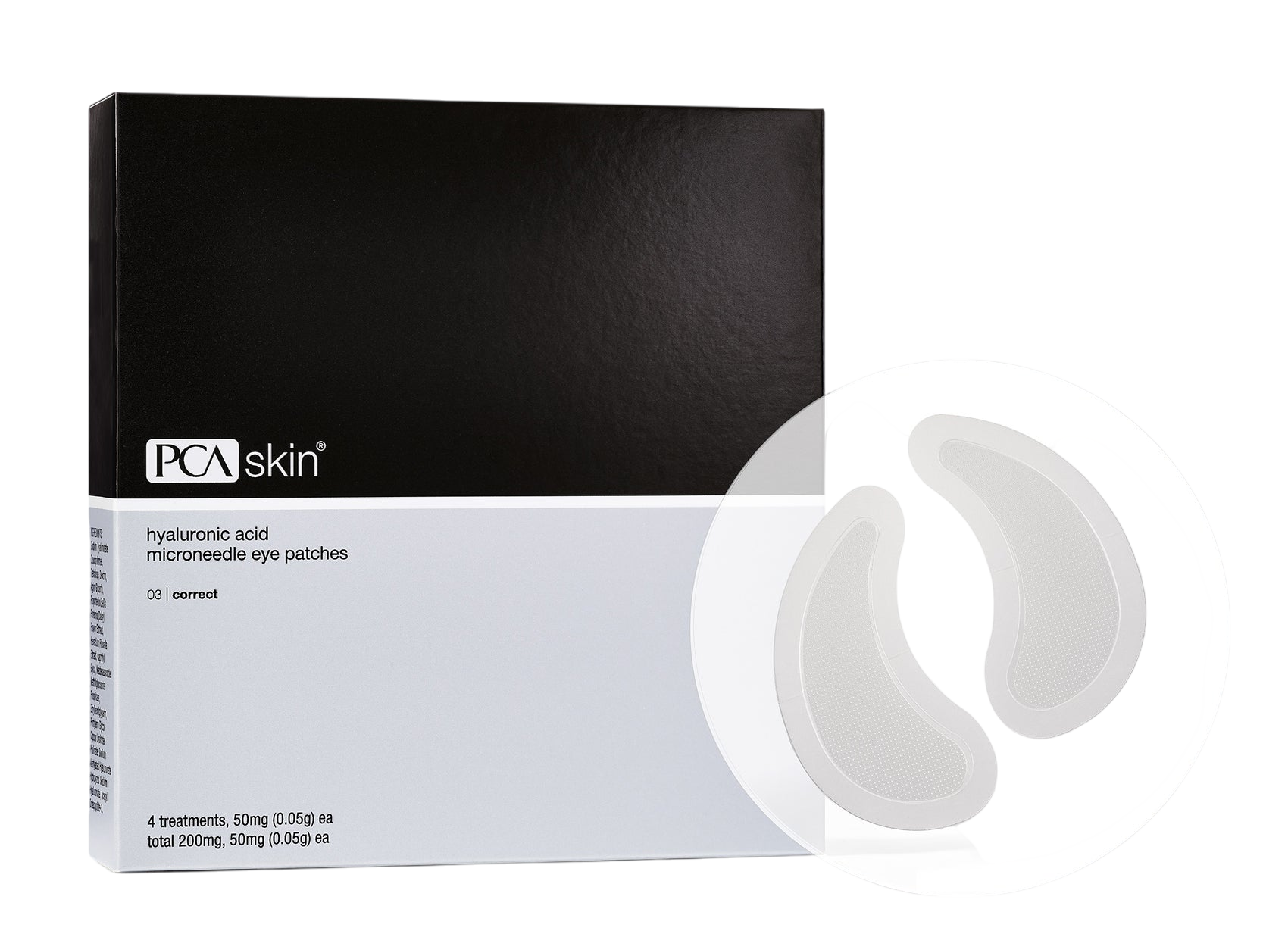 Pca Skin Hyaluronic Acid Microneedle Eye Patches