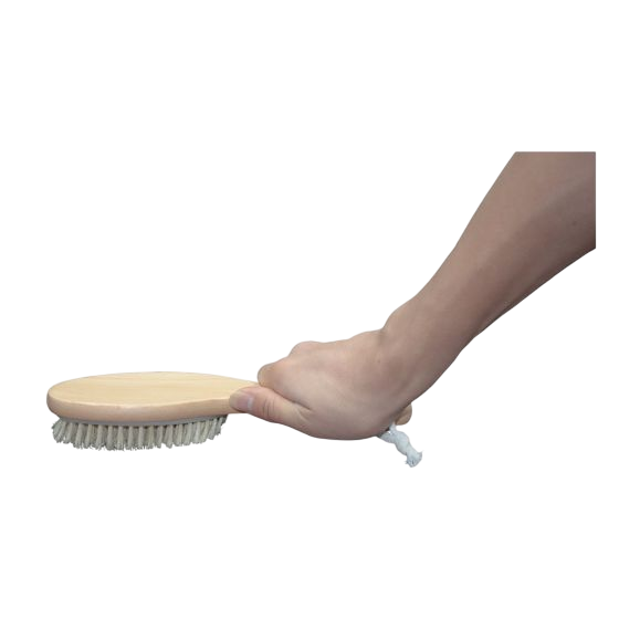 Natural Bristle Contour Body Brush - Dry Brush
