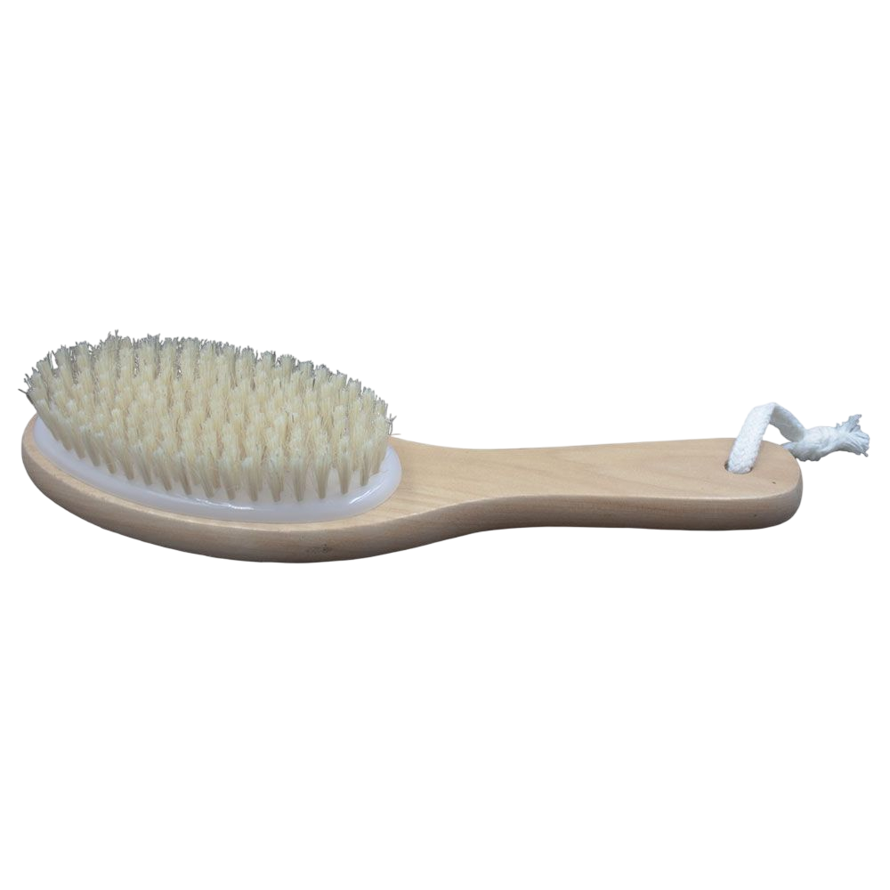 Natural Bristle Contour Body Brush - Dry Brush