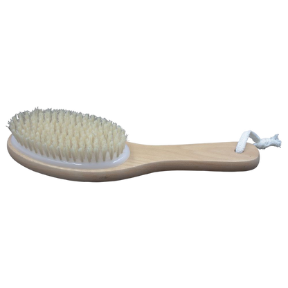 Natural Bristle Contour Body Brush - Dry Brush