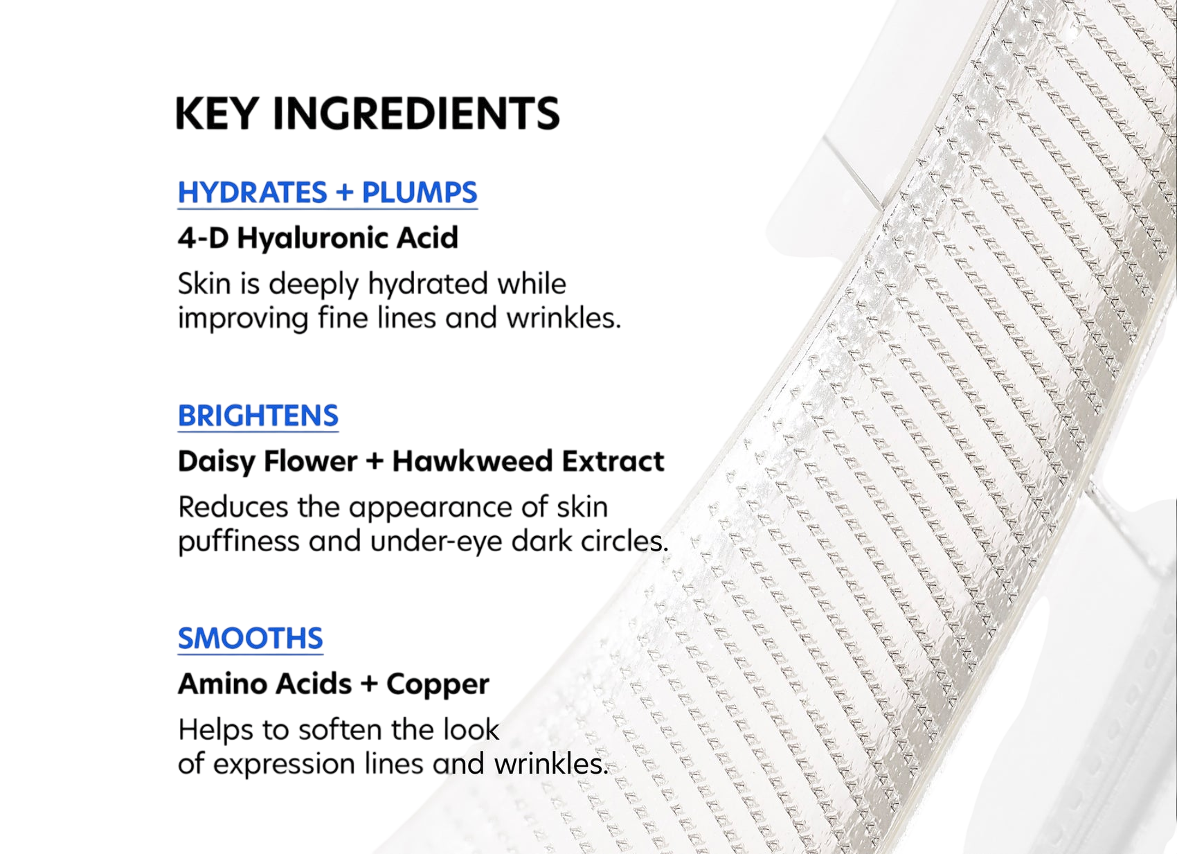 Pca Skin Hyaluronic Acid Microneedle Eye Patches