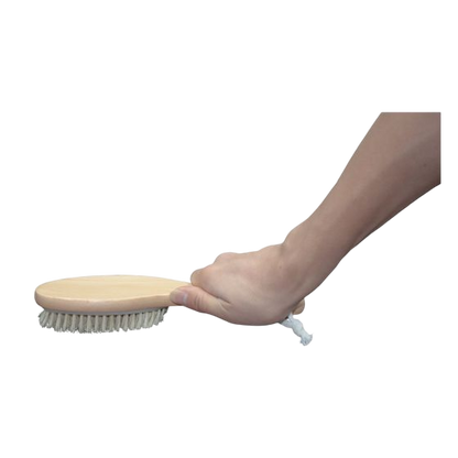 Natural Bristle Contour Body Brush - Dry Brush