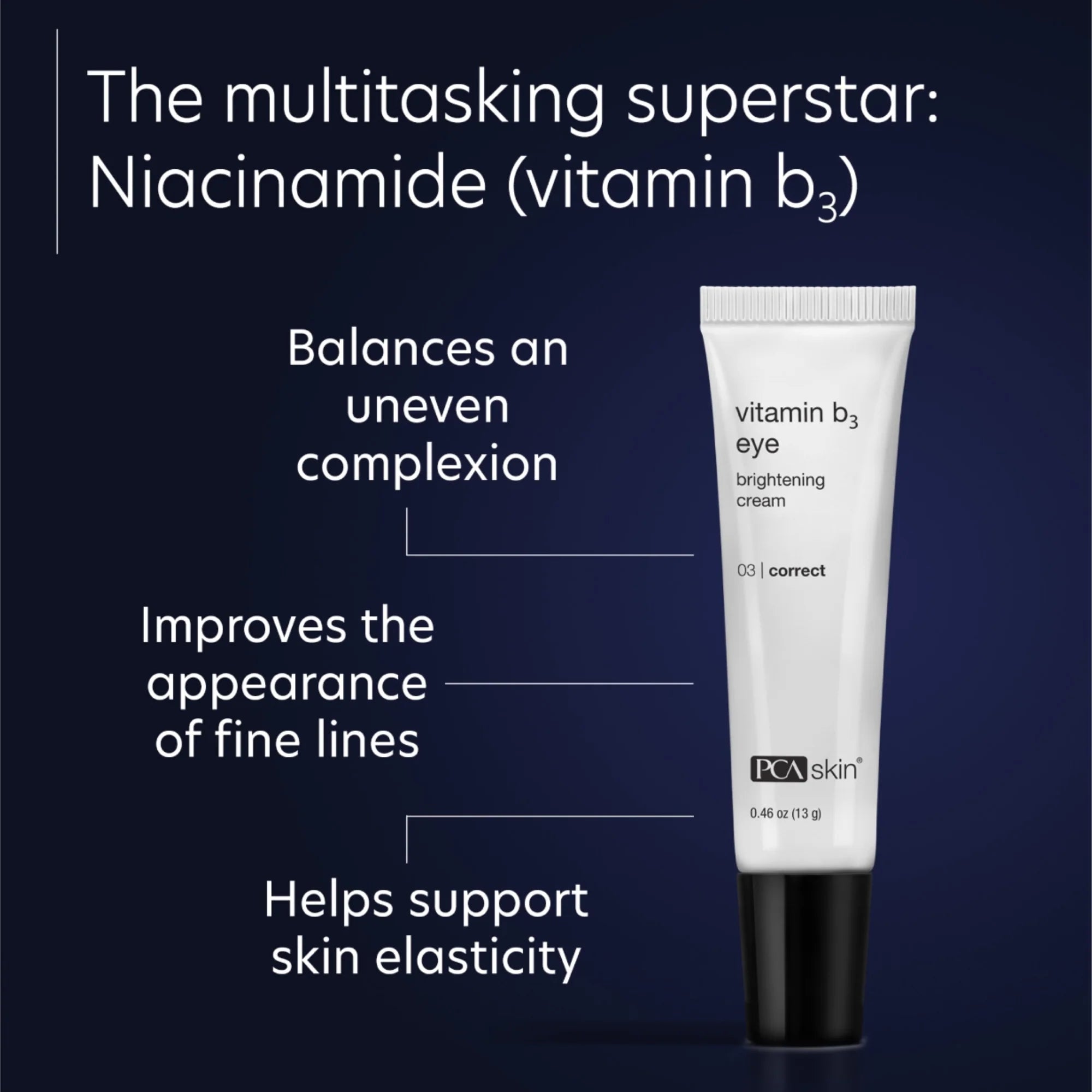 PCA Skin Vitamin b3 Eye Brightening Cream (0.46 fl oz)