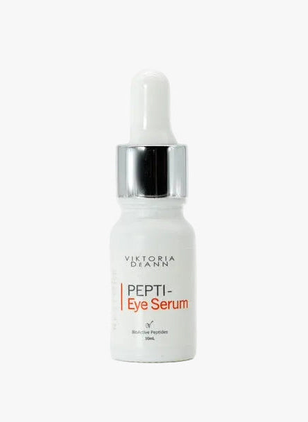 Viktoria Diann Pepti-Eye Serum bottle on a white background