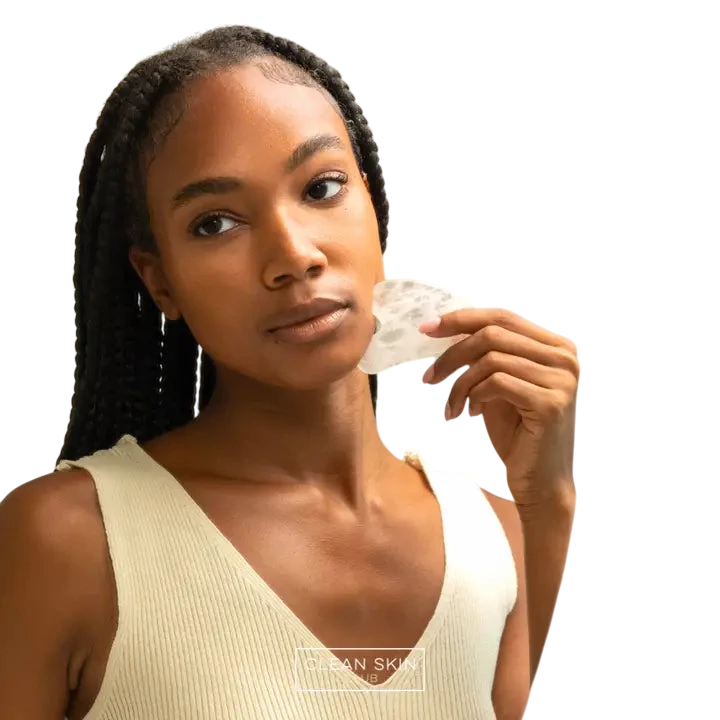 White Quartz Gua Sha Sculpting Stone