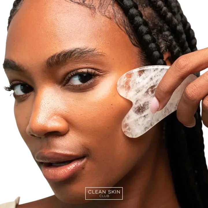 White Quartz Gua Sha Sculpting Stone