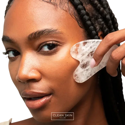 White Quartz Gua Sha Sculpting Stone