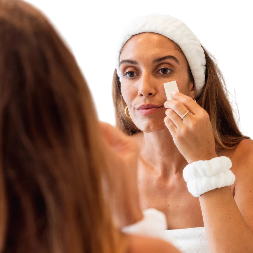 Face Washing Spa Headband And Wristband Set