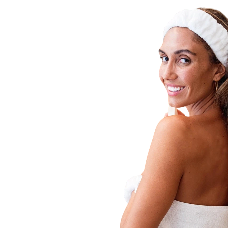 Face Washing Spa Headband And Wristband Set